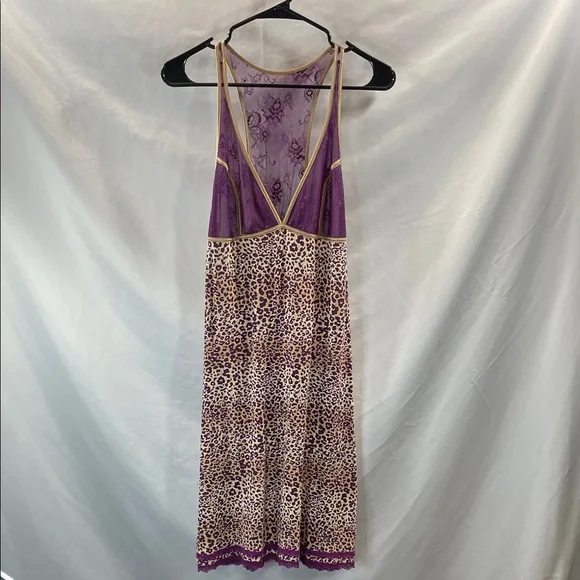 Leopard Print Purple Chemise - Picture 5 of 10